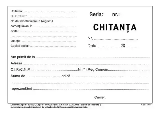 Chitanțier