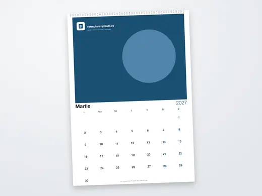 Calendare personalizate