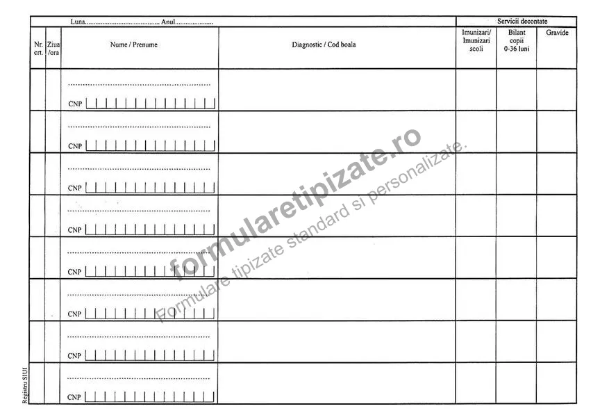 Registru consultații SIUI