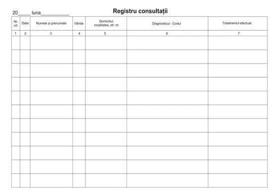 Registru de consultații - imagine 2