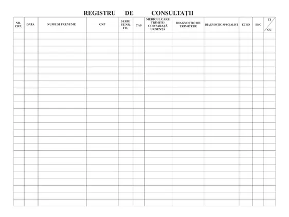 Registru de consultații