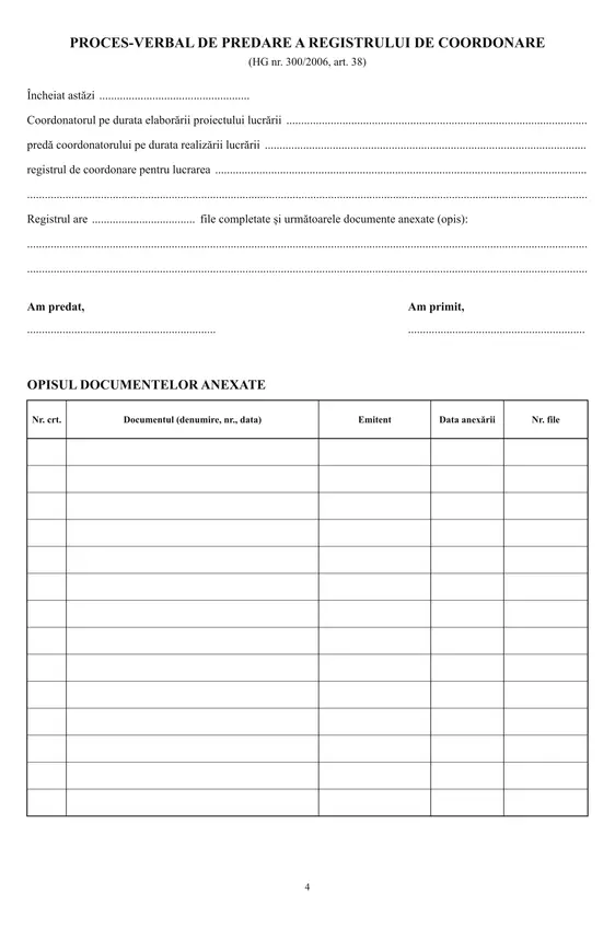 Registru de coordonare SSM (șantiere temporare sau mobile) - imagine 4