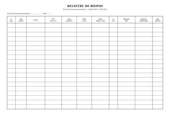 Registru de biopsii